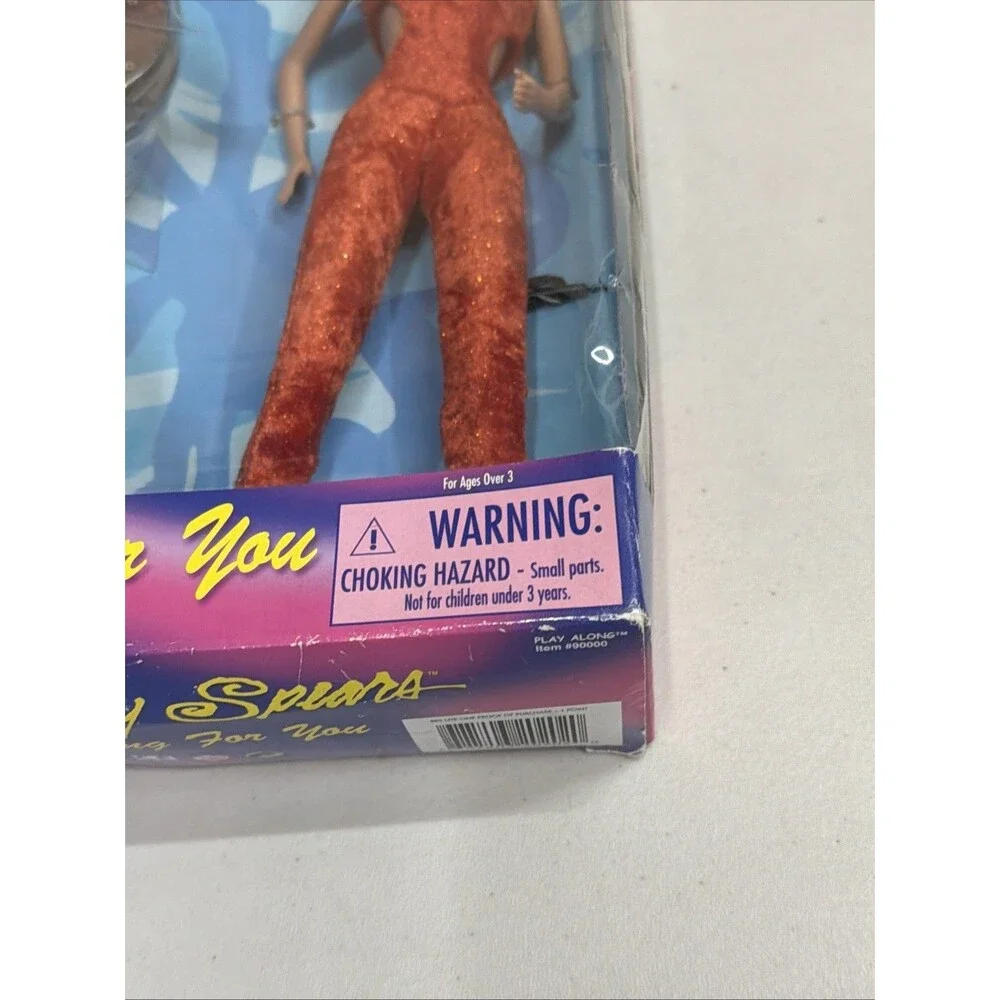 Britney Spears Doll Performing For You Play Along 1999 Red Jumpsuit New In Box